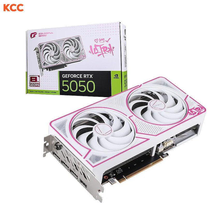 VGA Colorful iGame GeForce RTX 5050 Ultra W DUO OC 8GB-V