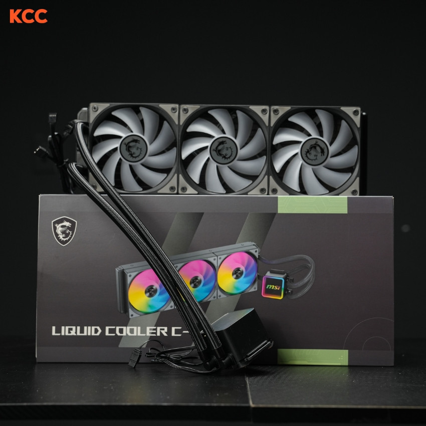 Tản nhiệt nước AIO MSI LIQUID COOLER C-360 Black ARGB (Box) (KS360B)