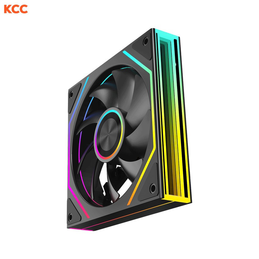 Fan Case Leopard Prism 4RS Ultra ARGB Đen (Gió ngược)