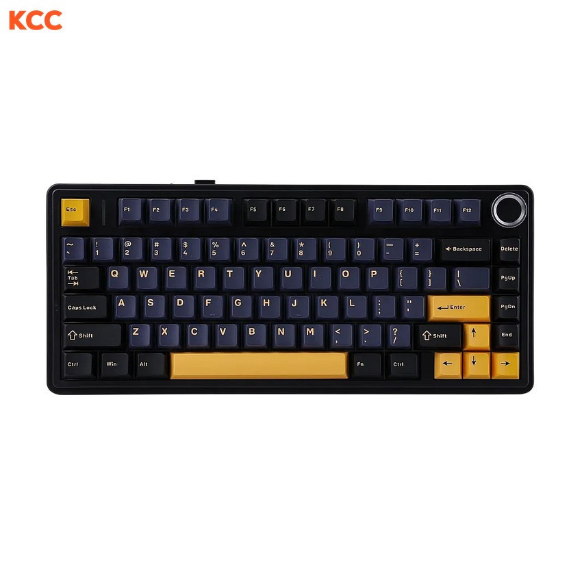 Bàn phím cơ gaming 3 mode AULA F75 (Phiên bản Đen + Xanh đậm + Cam/ Reaper Switch)