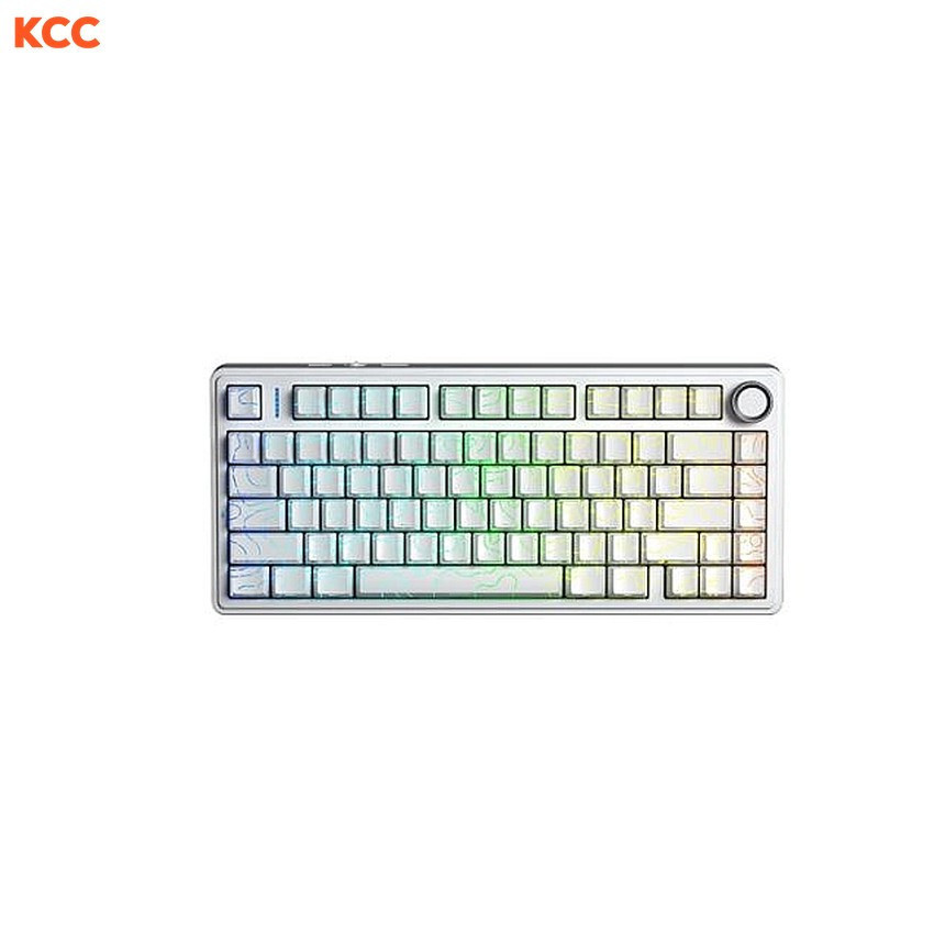 Bàn phím cơ gaming 3 mode AULA F75 (Trắng contour/ Seiya - Star Vector Switch)