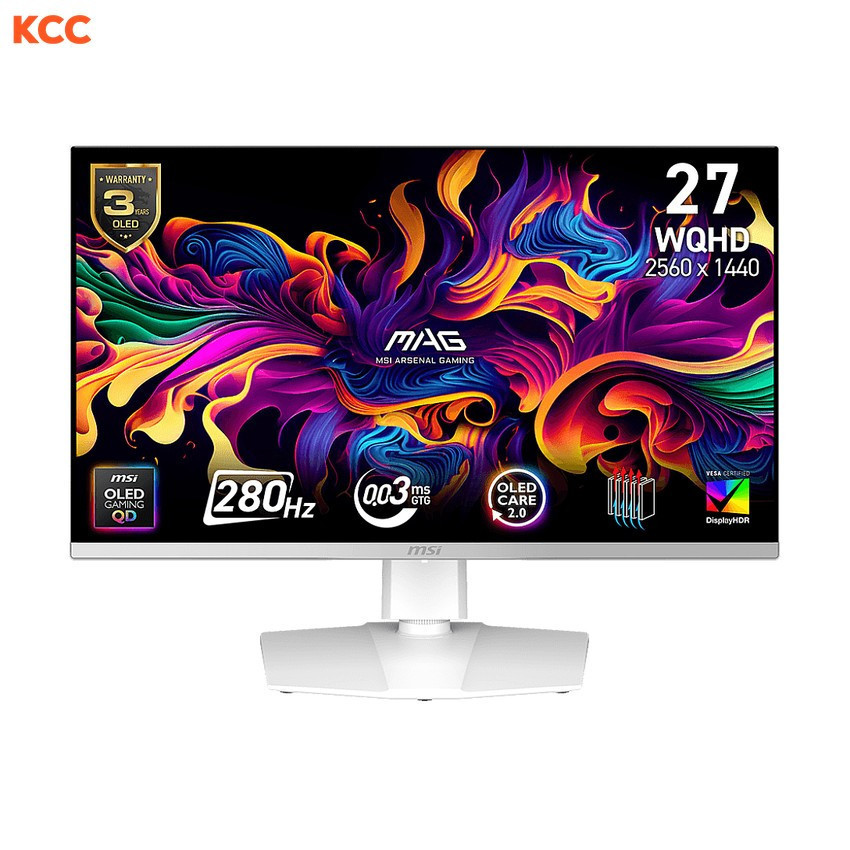Màn hình gaming MSI MAG 272QPW QD-OLED X28 (27in / QHD / OLED / 280Hz / 0.03ms)