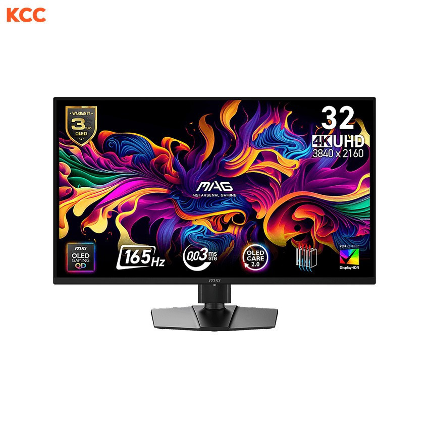 Màn hình gaming MSI MAG 322UP QD-OLED E16 (32in / UHD / OLED / 165Hz / 0.03ms)