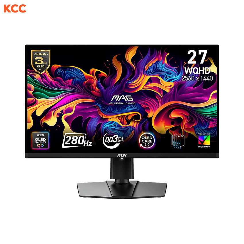 Màn hình gaming MSI MAG 271QP QD-OLED X28 (27in / QHD / OLED / 280Hz / 0.03ms)