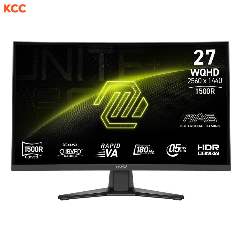 Màn hình gaming MSI MAG 275CQF E18 (27in / QHD / VA / 180Hz / 0.5ms / Cong)