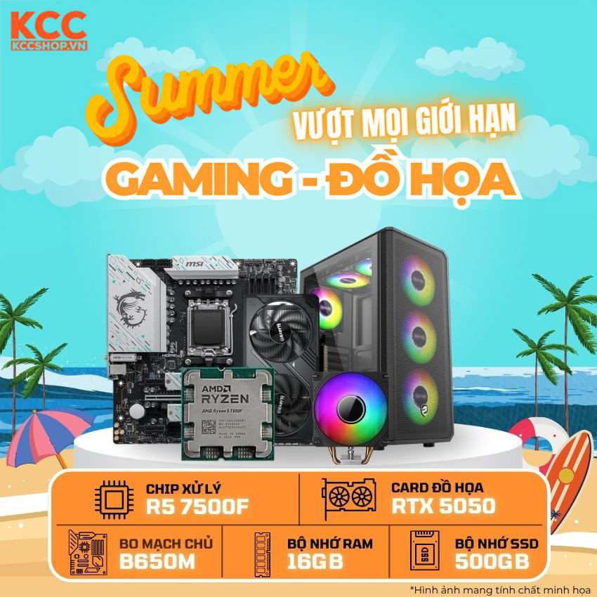 PC KCC AMD R5-7500F / VGA RTX 5050