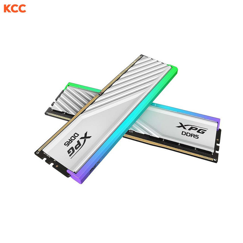 Ram Adata XPG Lancer Blade RGB White 32GB (16GBx2) 6000Mhz DDR5 (AX5U6000C3616G-DTLABRWH)