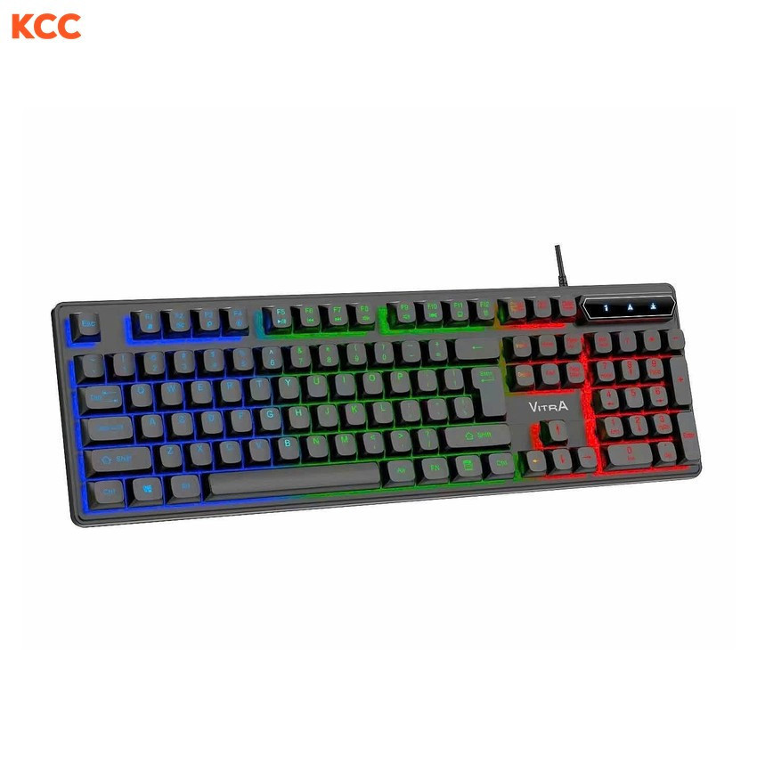 BÀN PHÍM VITRA LK06 MULTIMEDIA RAINBOW LED BACKLIT Màu Đen