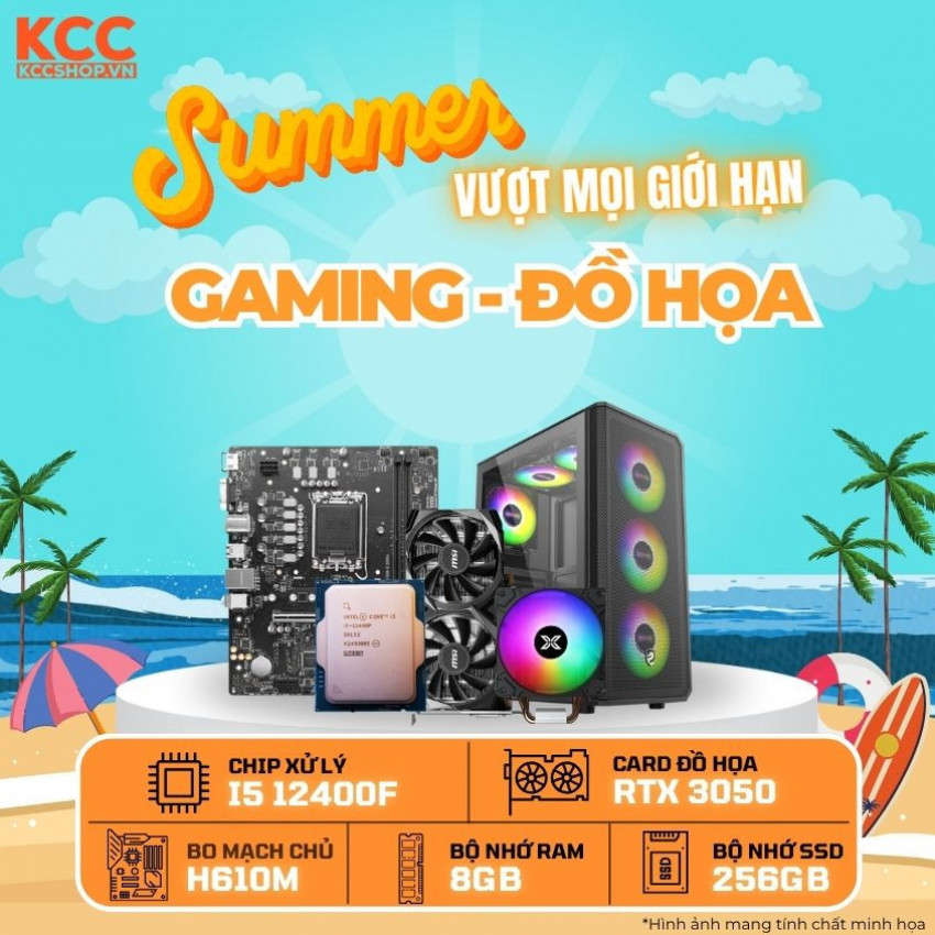 PC KCC Intel I5-12400F/13400F / VGA RTX 3050 (8GB VRAM)