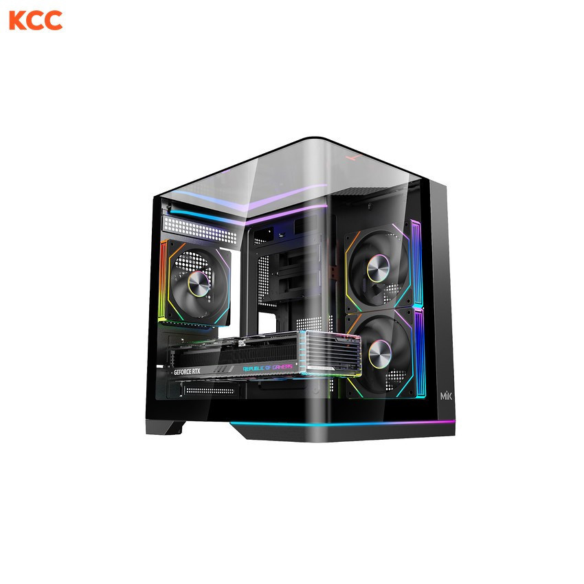 VỎ CASE MIK G8 NOVA M BLACK (MATX)