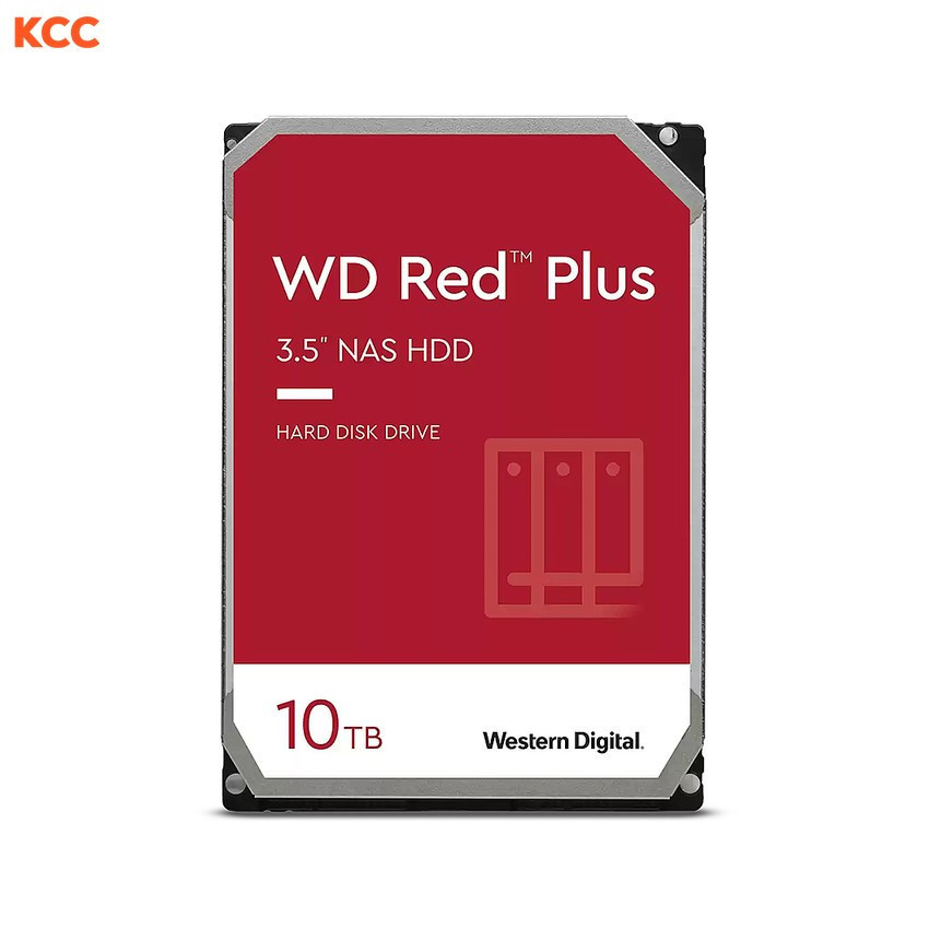 Ổ Cứng HDD WD Red Plus 10TB 3.5 inch SATA III 256MB Cache 7200RPM (WD101EFBX)