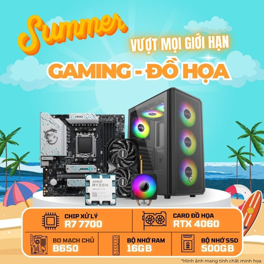 PC KCC AMD R7-7700 / VGA RTX 4060