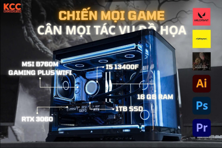 PC KCC Hot Intel i5-13400F / VGA RTX 3060