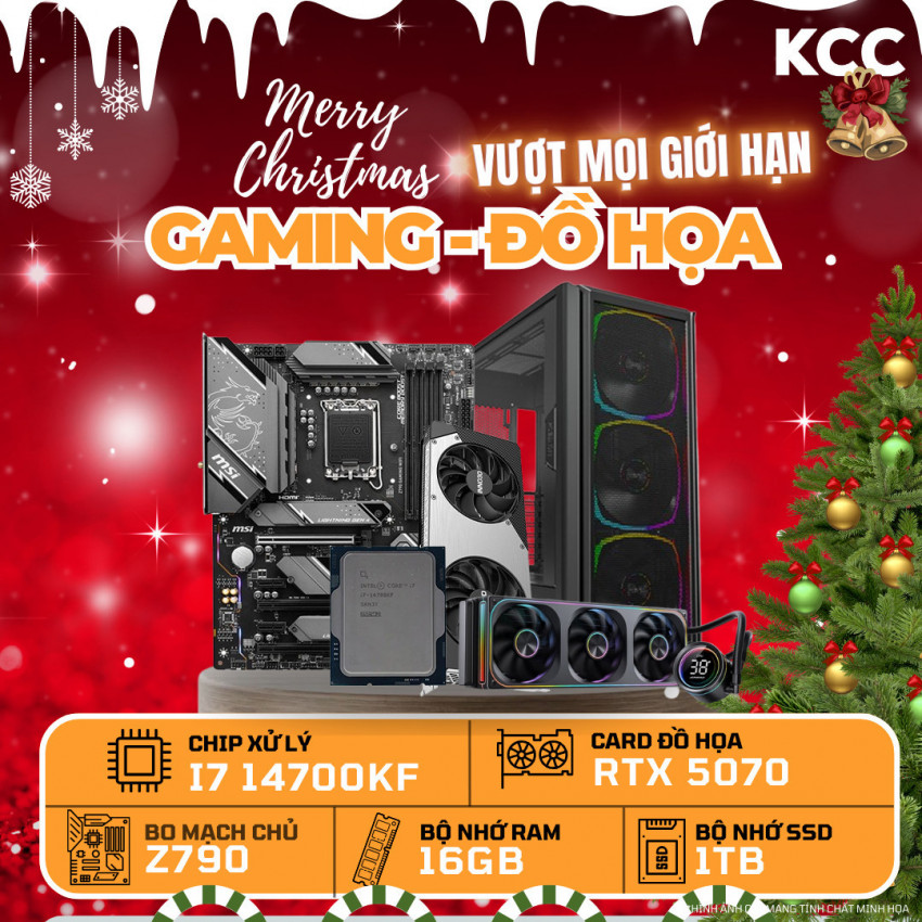 PC KCC Hot Intel i7-14700KF / VGA RTX 5070