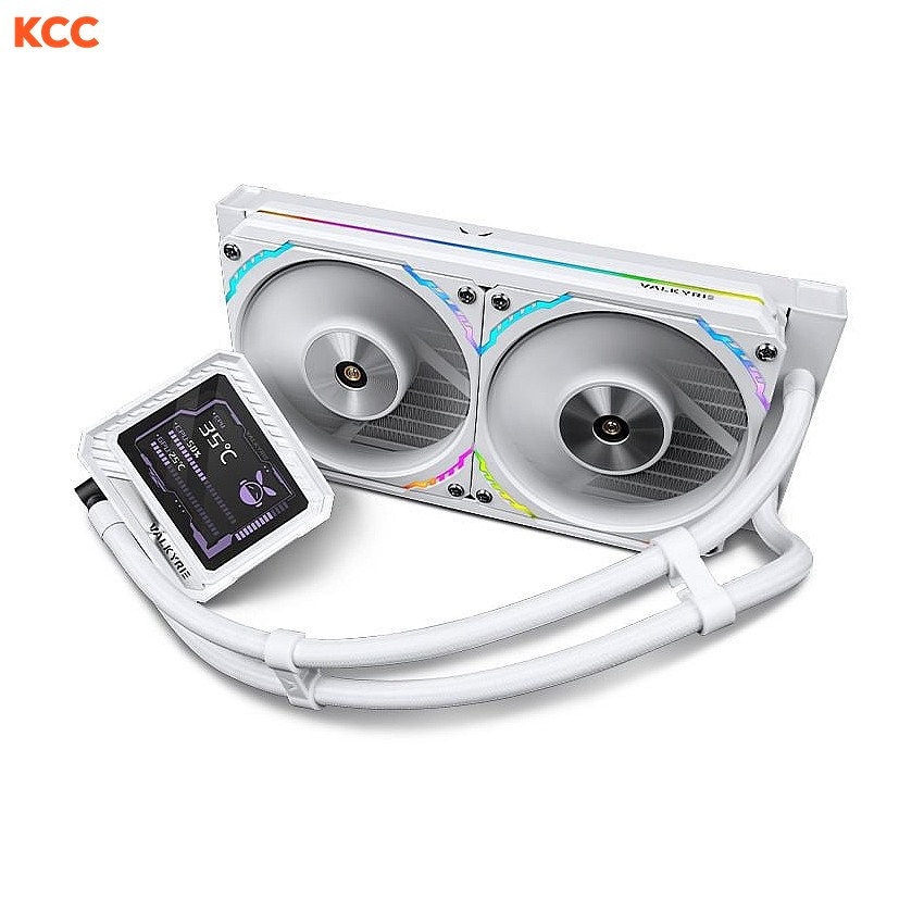 Tản nhiệt nước AIO Valkyrie V240 MERLIN Trắng Tím