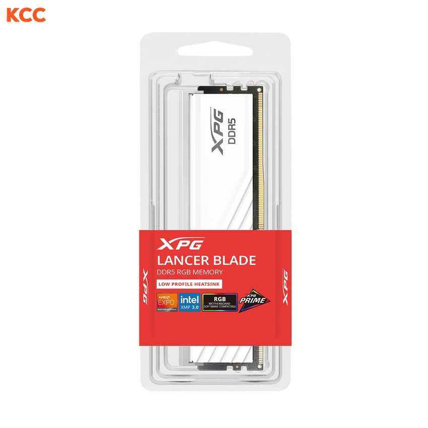 Ram Adata XPG Lancer Blade 16GB (16GBx1) C36 6000MHz DDR5 White (AX5U6000C3616G-SLABRWH)