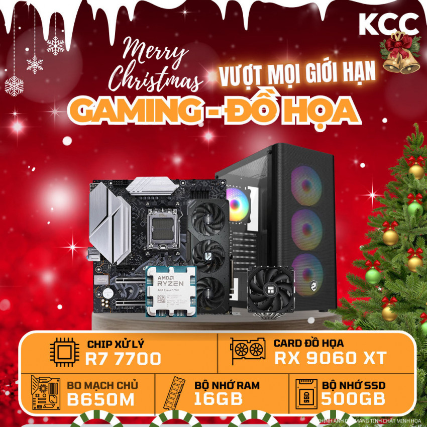 PC KCC AMD R7-7700 / VGA RX 9060 XT