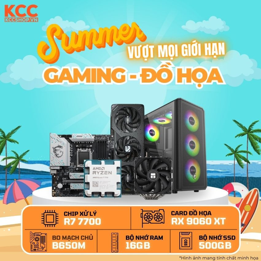 PC KCC AMD R7-7700 / VGA RX 9060 XT