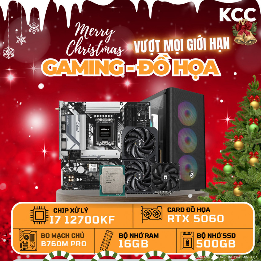 PC KCC Intel i7-12700KF / VGA RTX 5060 Ti