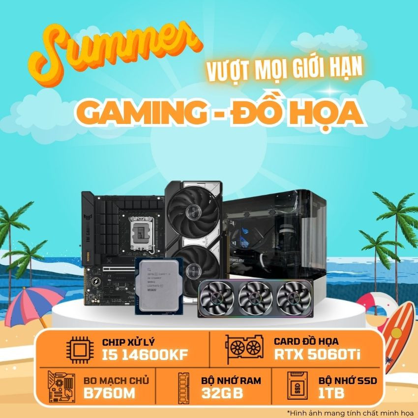 PC KCC Tiktok Intel i5-14600KF / VGA RTX 5060 Ti