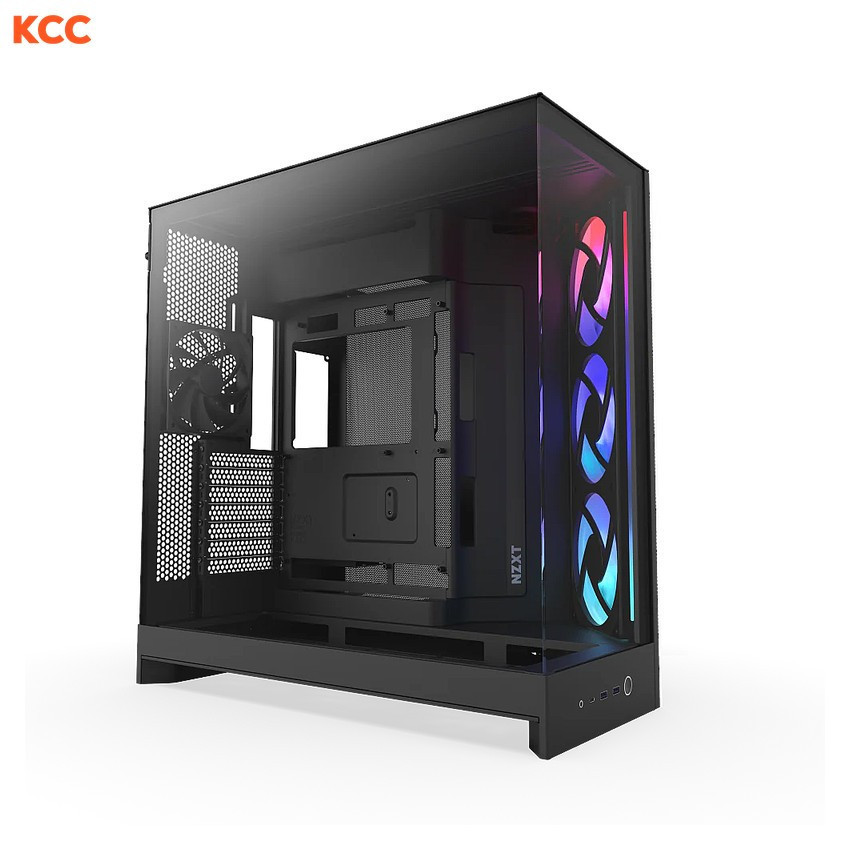 Vỏ case NZXT H9 Flow RGB 2025 All Black (CM-H92FB-R1)