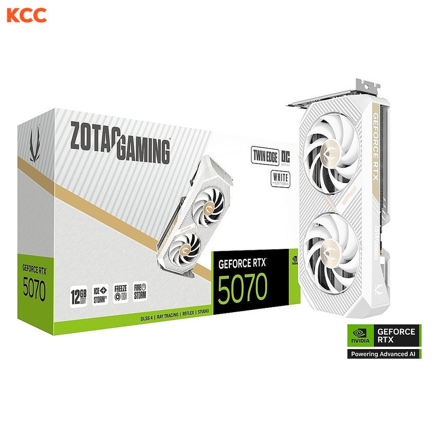 VGA ZOTAC GAMING GeForce RTX 5070 Twin Edge OC White Edition (ZT-B50700Q-10P)