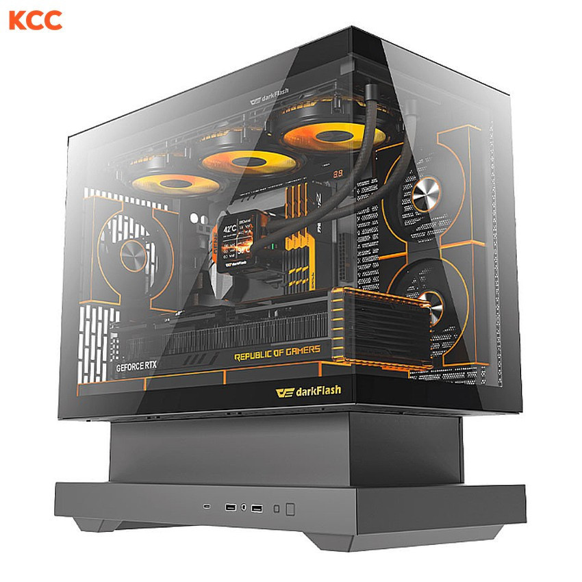 Vỏ case Darkflash  Art Ultra F1 Black (M-ATX/ Màu đen)