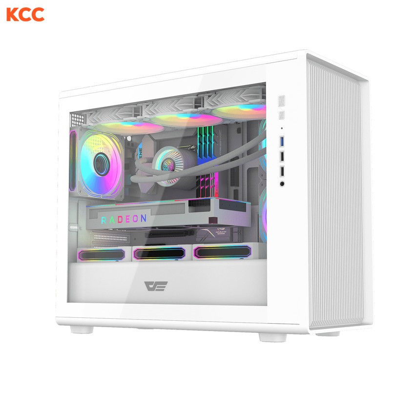 Vỏ case Darkflash DB460M White (M-ATX)