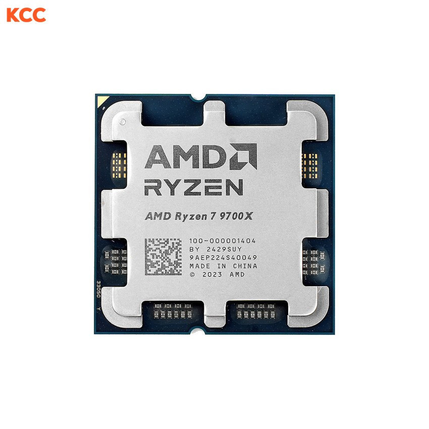 CPU AMD Ryzen 7 9700X Tray Chính Hãng (3.8 GHz Upto 5.5GHz / 32MB / 8 Cores, 16 Threads / 65W / Socket AM5)