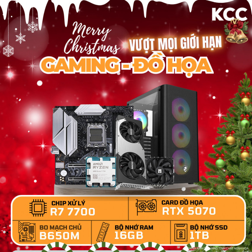 PC KCC AMD R7-7700 / VGA RTX 5070