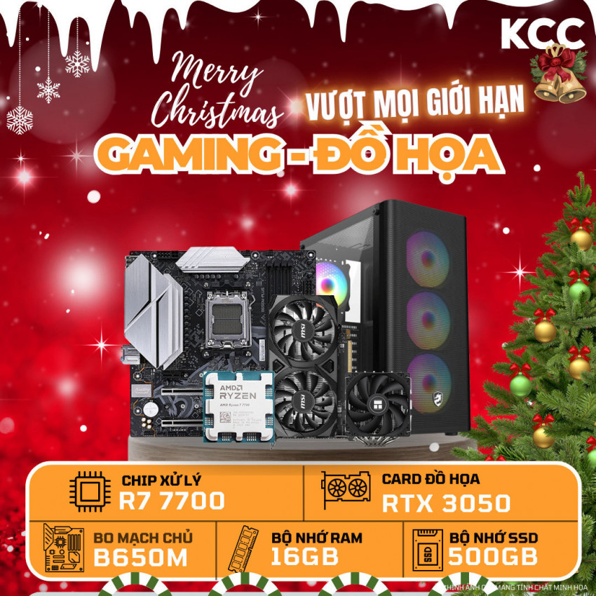 PC KCC AMD R7-7700 / VGA RTX 3050