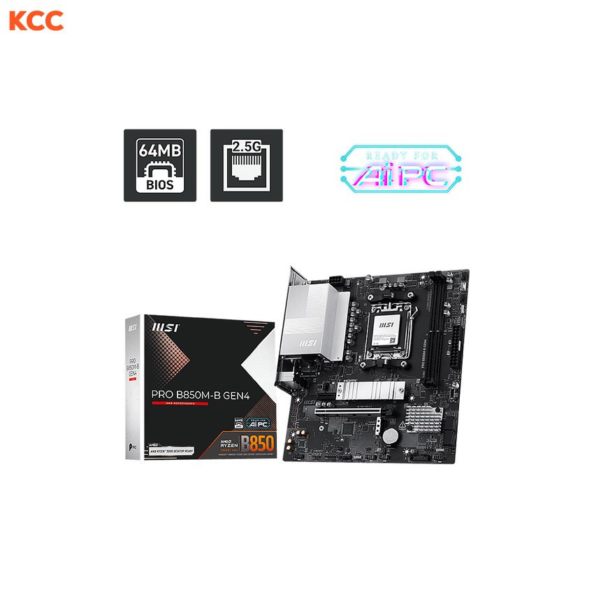 Mainboard MSI PRO B850M-B GEN4 DDR5