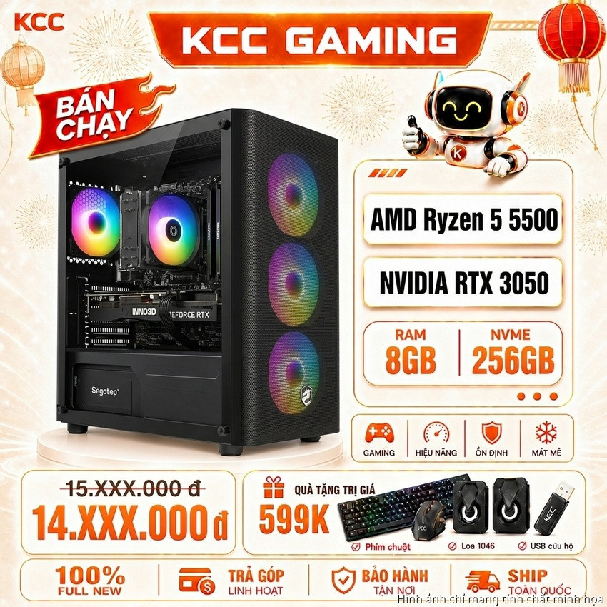 PC KCC AMD R5-5500 / VGA RTX 3050
