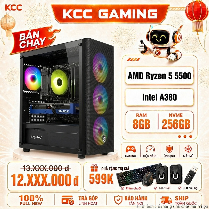PC KCC AMD R5-5500 / VGA A380