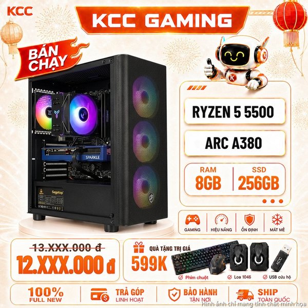 PC KCC AMD R5-5500 / VGA A380