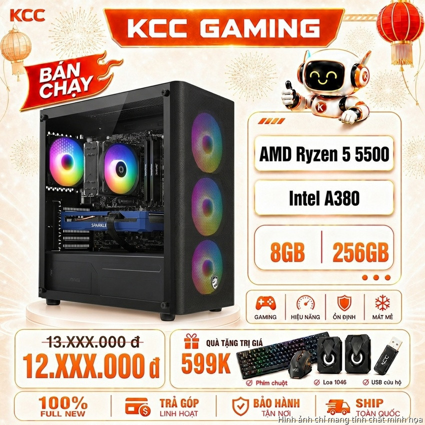 PC KCC AMD R5-5500 / VGA A380