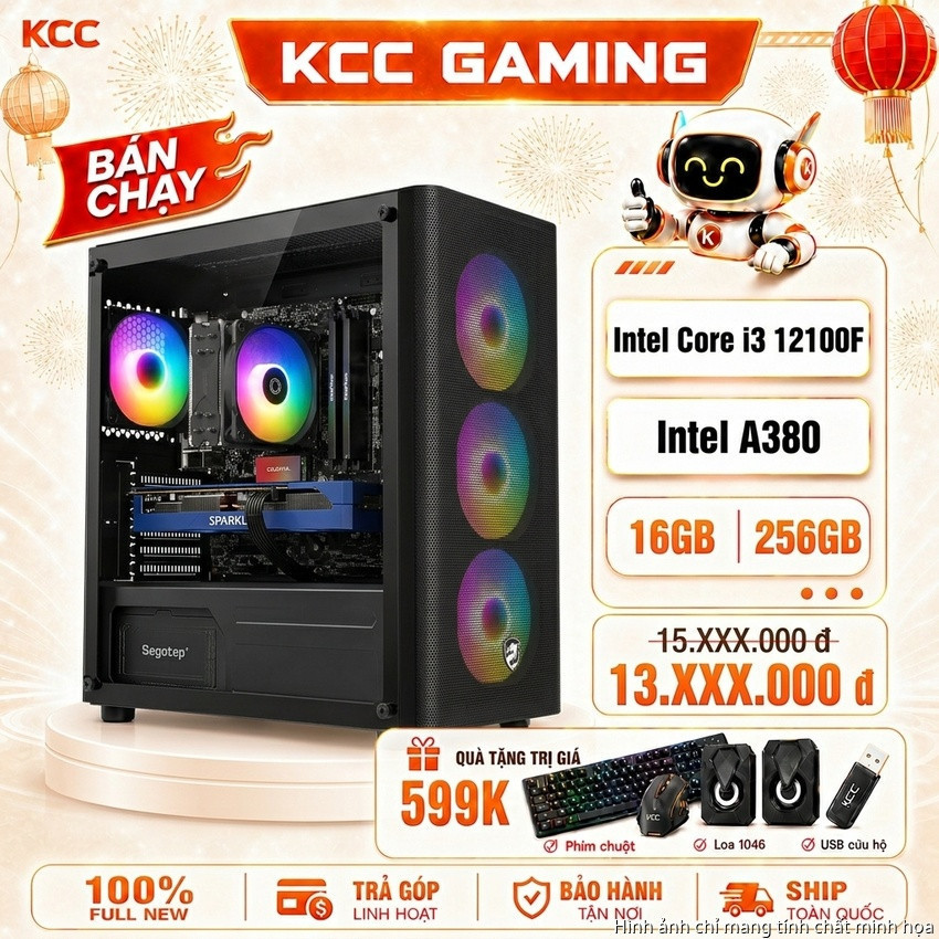 PC KCC Intel i3-12100F / VGA A380