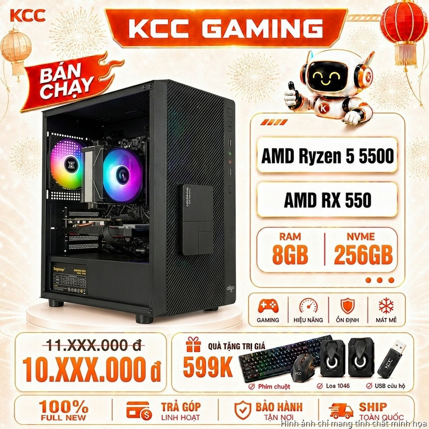 PC KCC AMD R5-5500 / RX 550