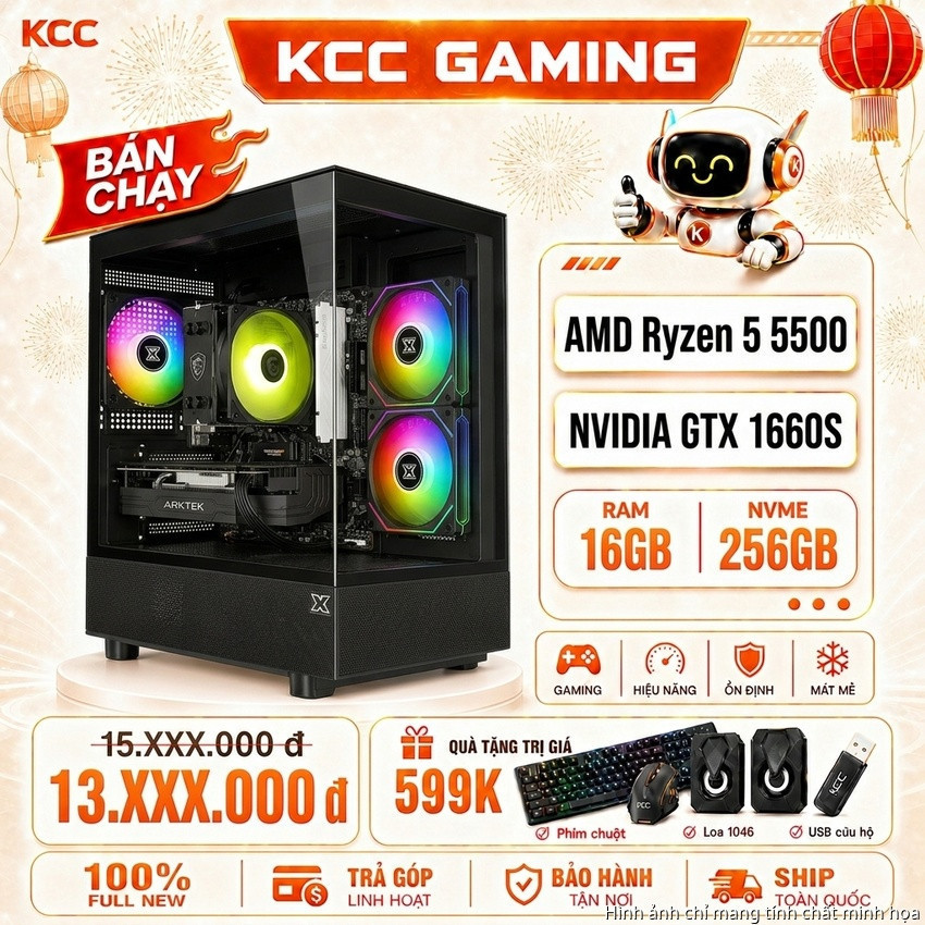 PC KCC AMD R5-5500 / NVIDIA GTX 1660 Super
