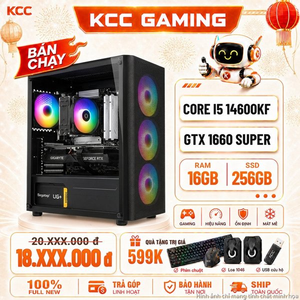 PC KCC Intel i5-14600KF / VGA GTX 1660 Super