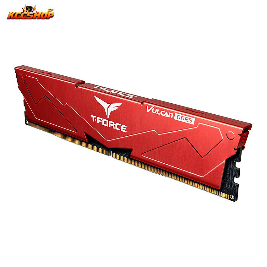 Ram Teamgroup Vulcan DDR5 16GB (1x16GB) CL38 6000MHz Red (FLRD516G6000HC38G01)
