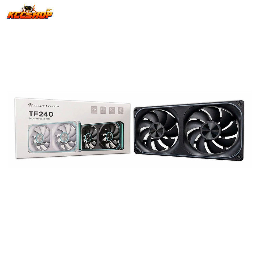 Fan case Jungle Leopard TF240 Đen ngược