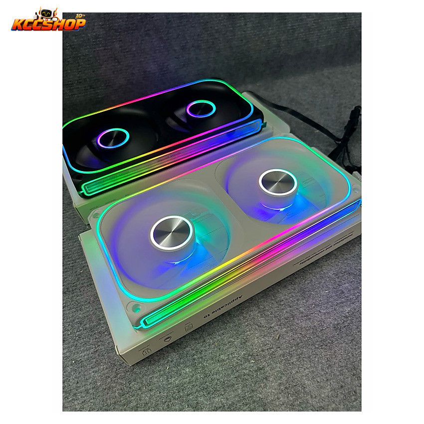 Fan case Jungle Leopard TF240 Trắng xuôi