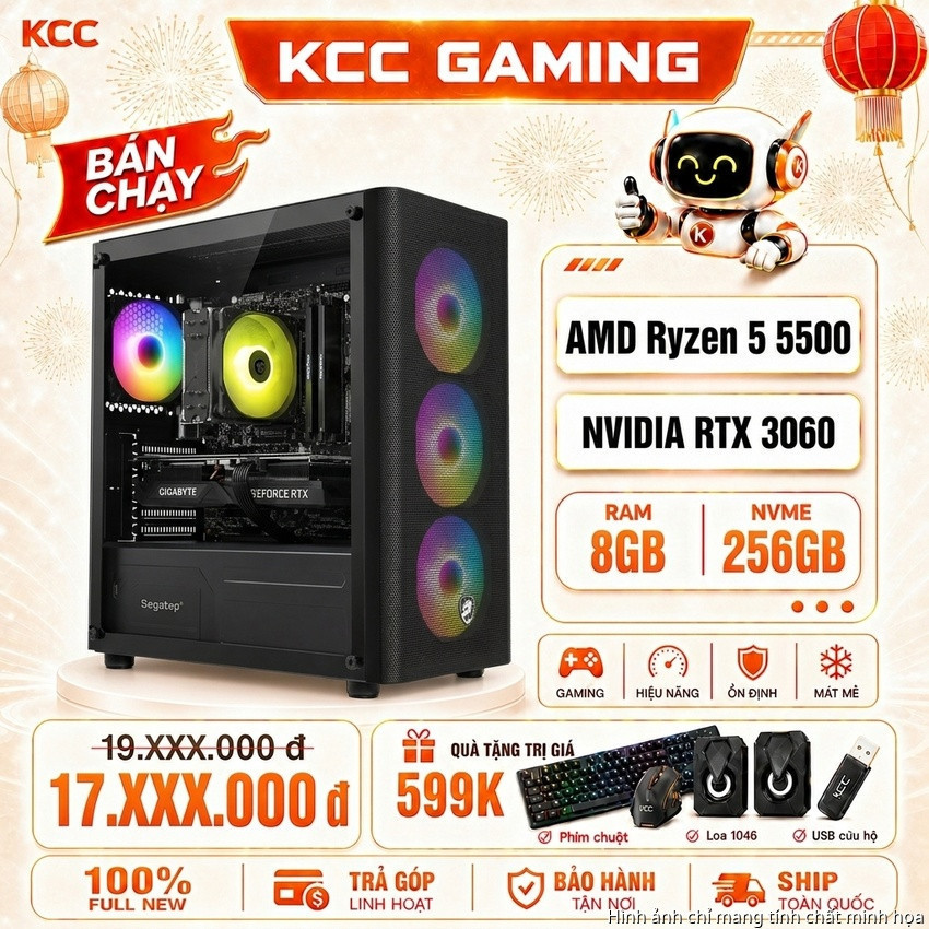 PC KCC AMD R5-5500 / VGA RTX 3060