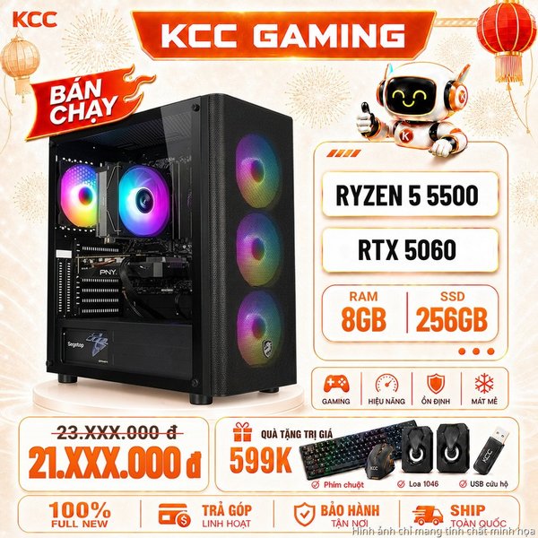 PC KCC AMD R5-5500 / VGA RTX 5060