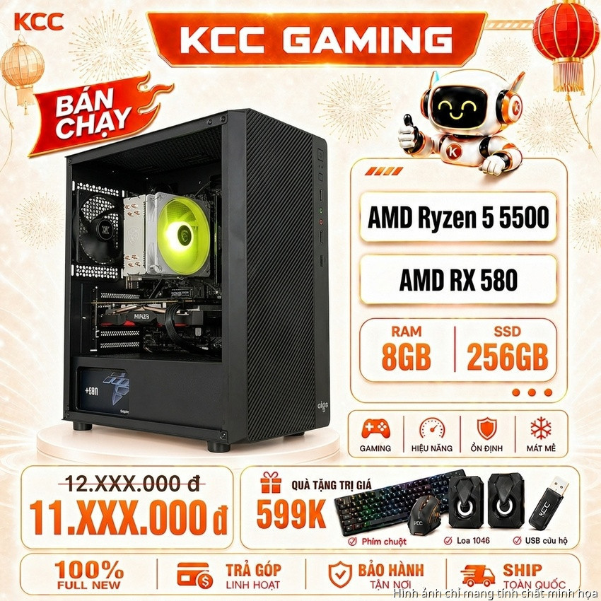 PC KCC AMD R5-5500 / RX 580