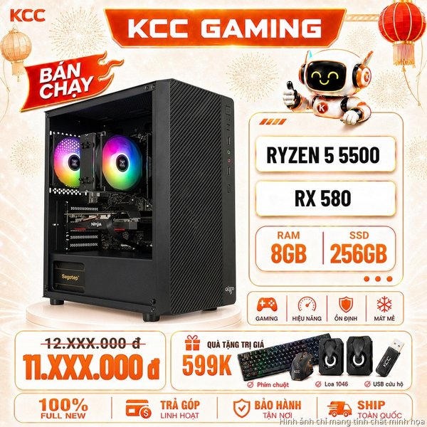 PC KCC AMD R5-5500 / RX 580