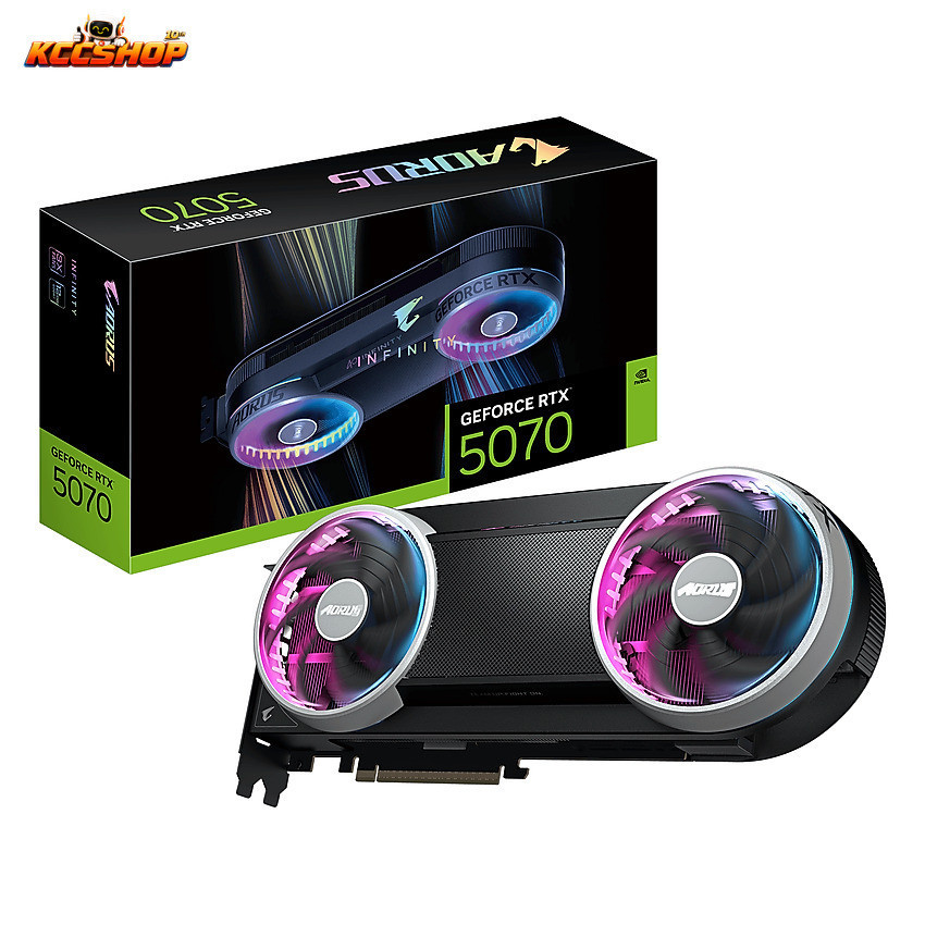 VGA Gigabyte AORUS GeForce RTX 5070 INFINITY 12G (GV-N5070AORUS IF-12GD)