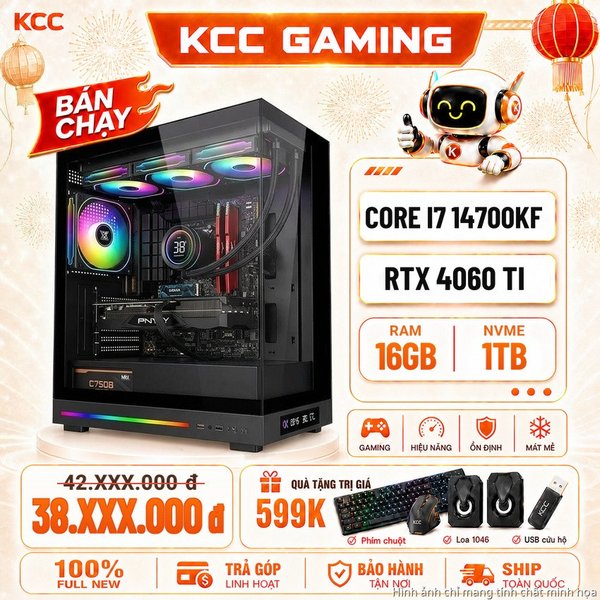 PC KCC Intel i7-14700KF / VGA RTX 4060 Ti
