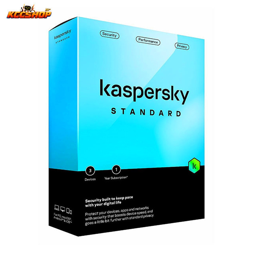 Phần mềm Diệt Virus Kaspersky Standard 3U